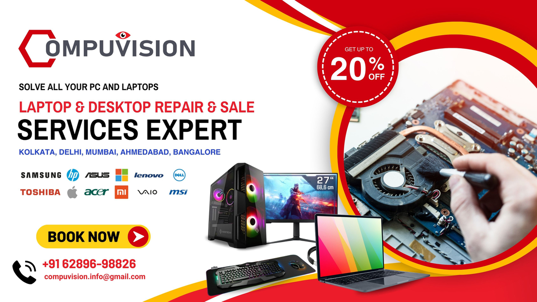 Cover photo of Compuvision | Laptop Service Center Kolkata, Chandni Chowk | Dell